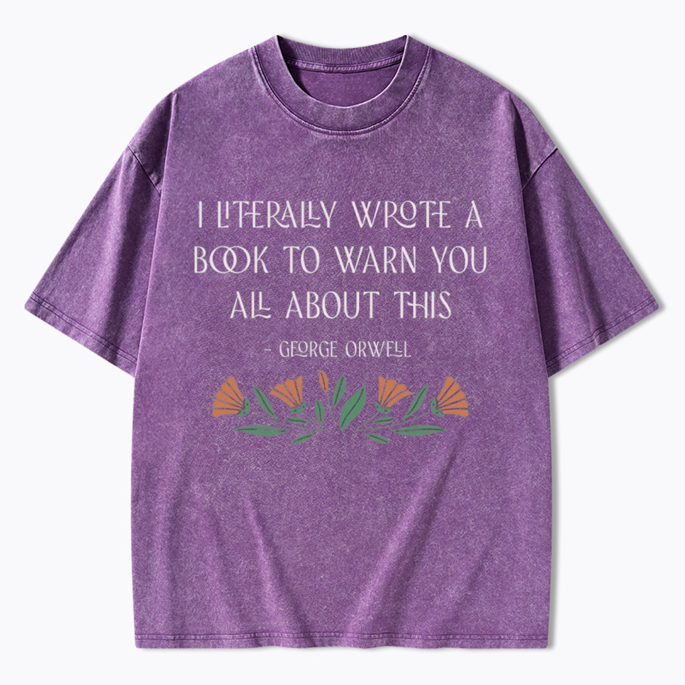 I Literally Wrote A Book About This Washed T-Shirt