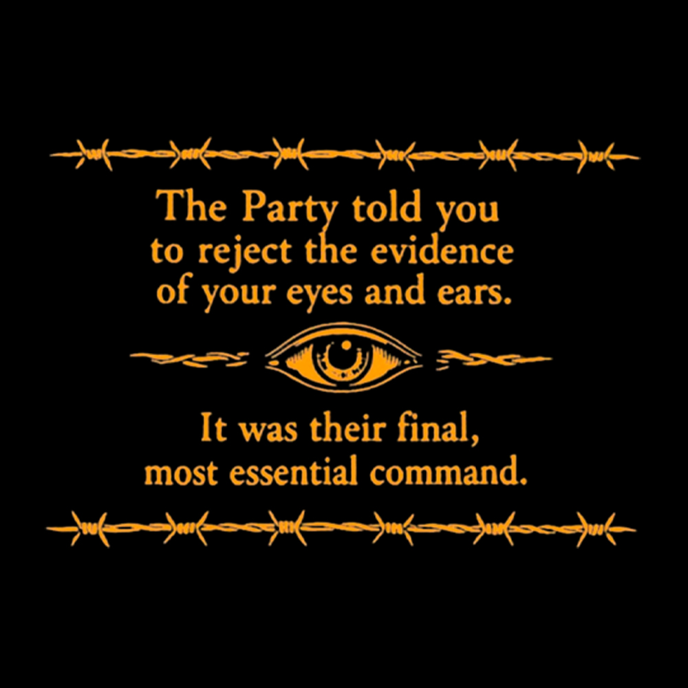 Reject The Evidence Of Your Eyes And Ears Washed T-Shirt