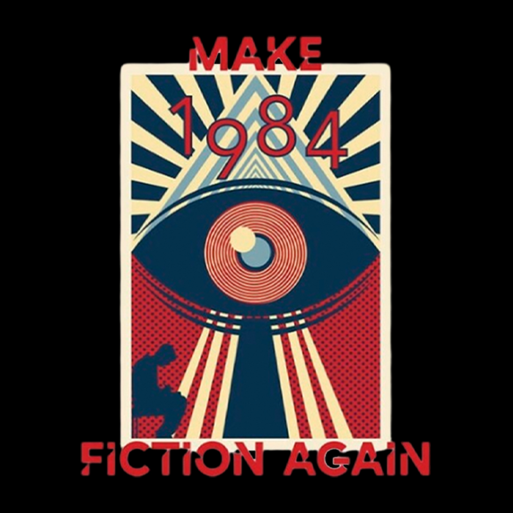 Make 1984 Fiction Again Washed T-Shirt