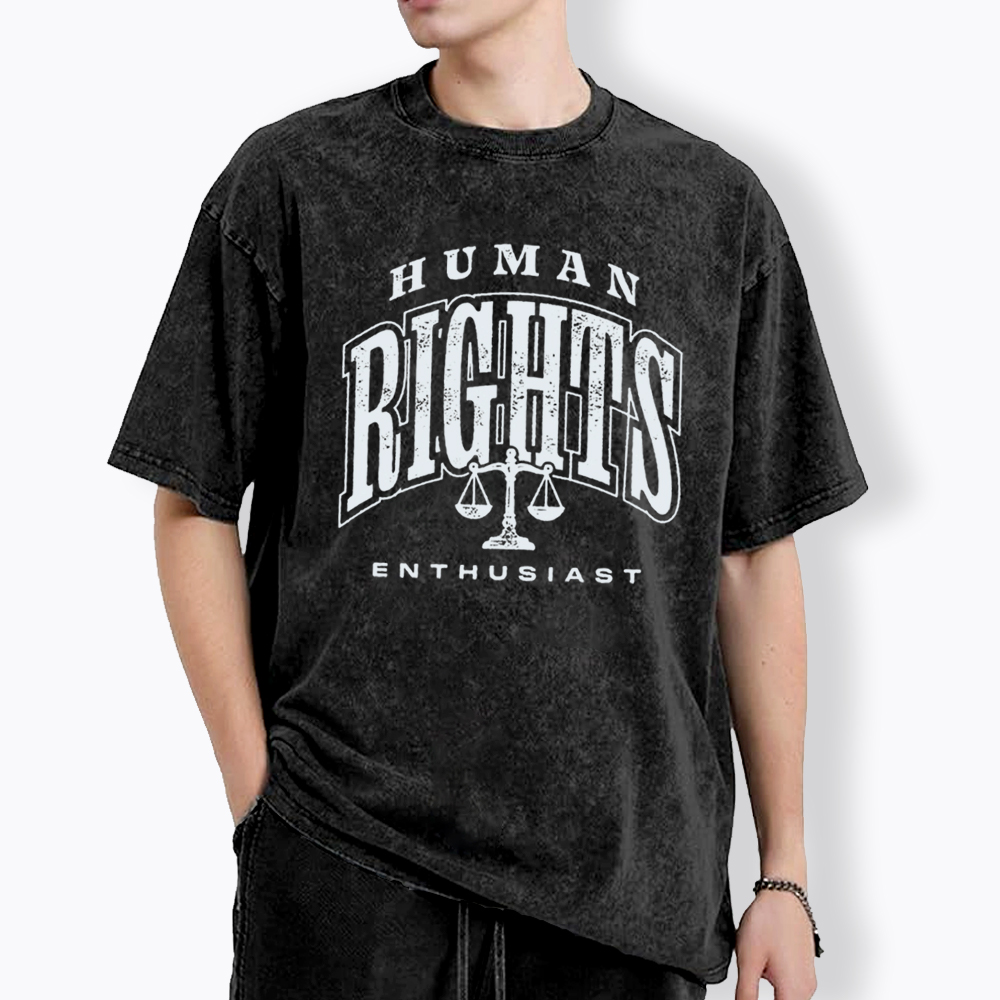 Social Justice Human Rights Washed T-Shirt
