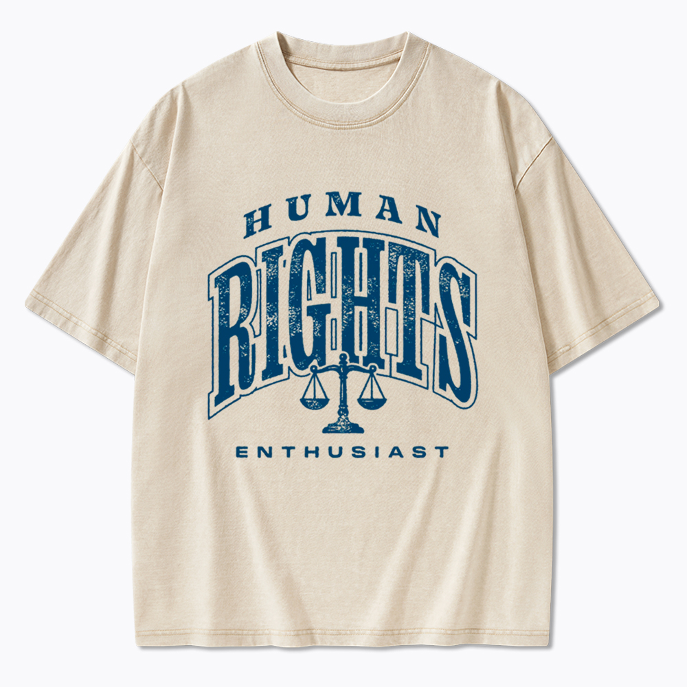 Social Justice Human Rights Washed T-Shirt