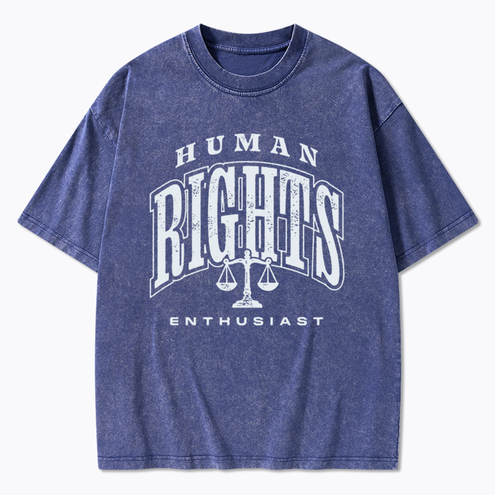 Social Justice Human Rights Washed T-Shirt