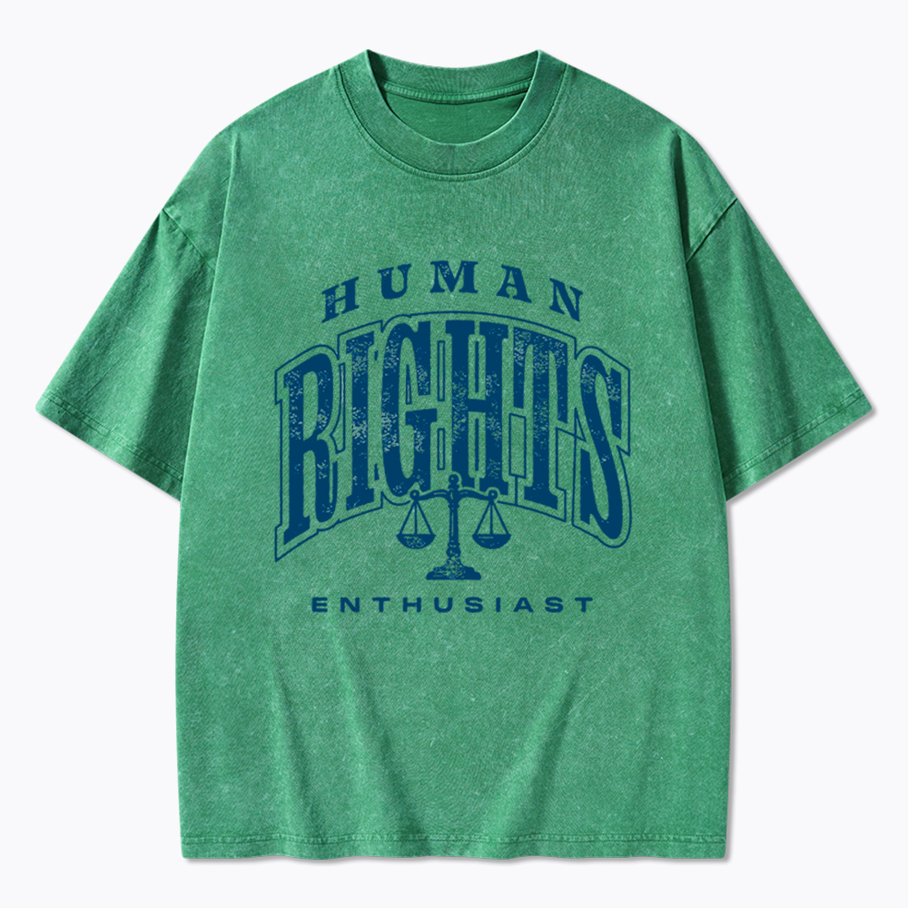 Social Justice Human Rights Washed T-Shirt