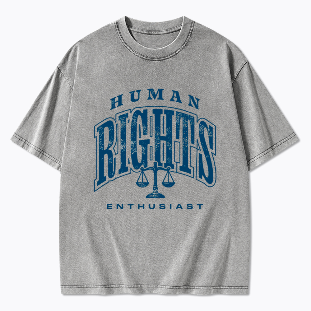 Social Justice Human Rights Washed T-Shirt