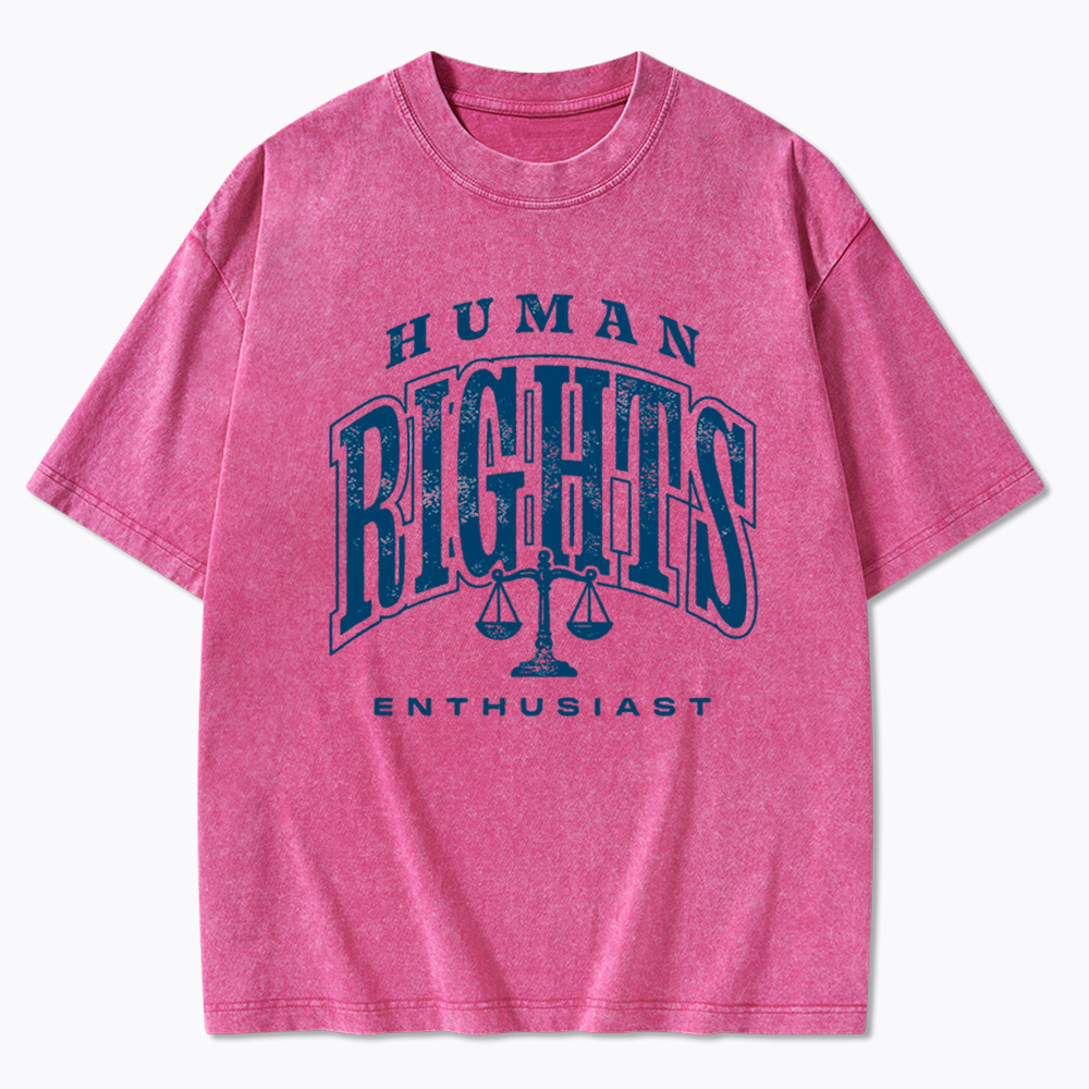 Social Justice Human Rights Washed T-Shirt