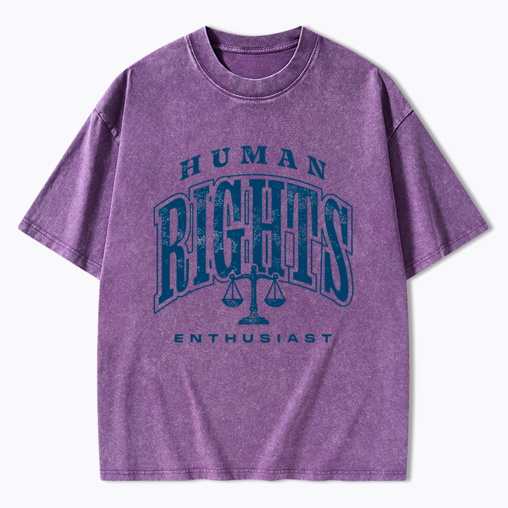Social Justice Human Rights Washed T-Shirt