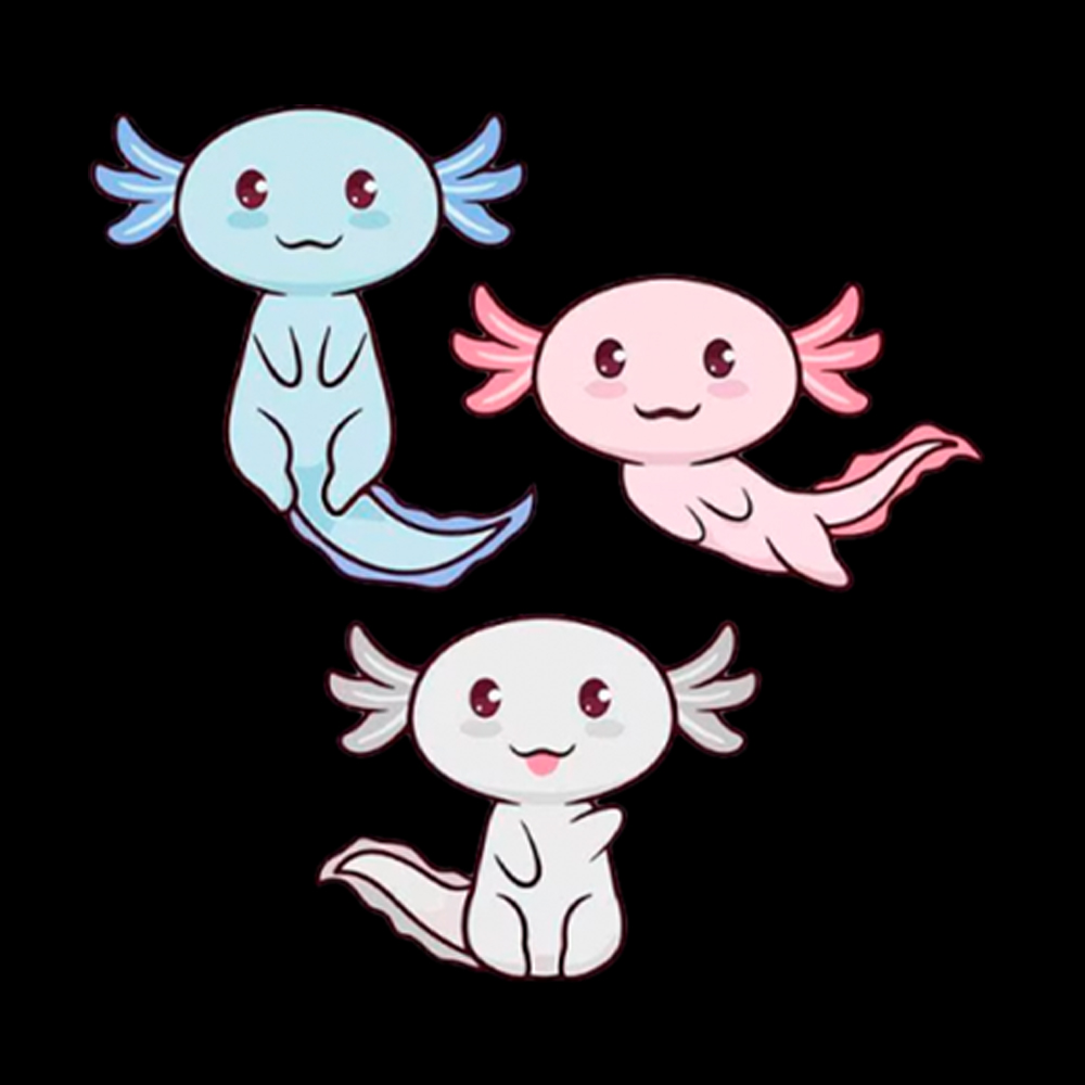 Axolotl Trans Pride Washed T-Shirt
