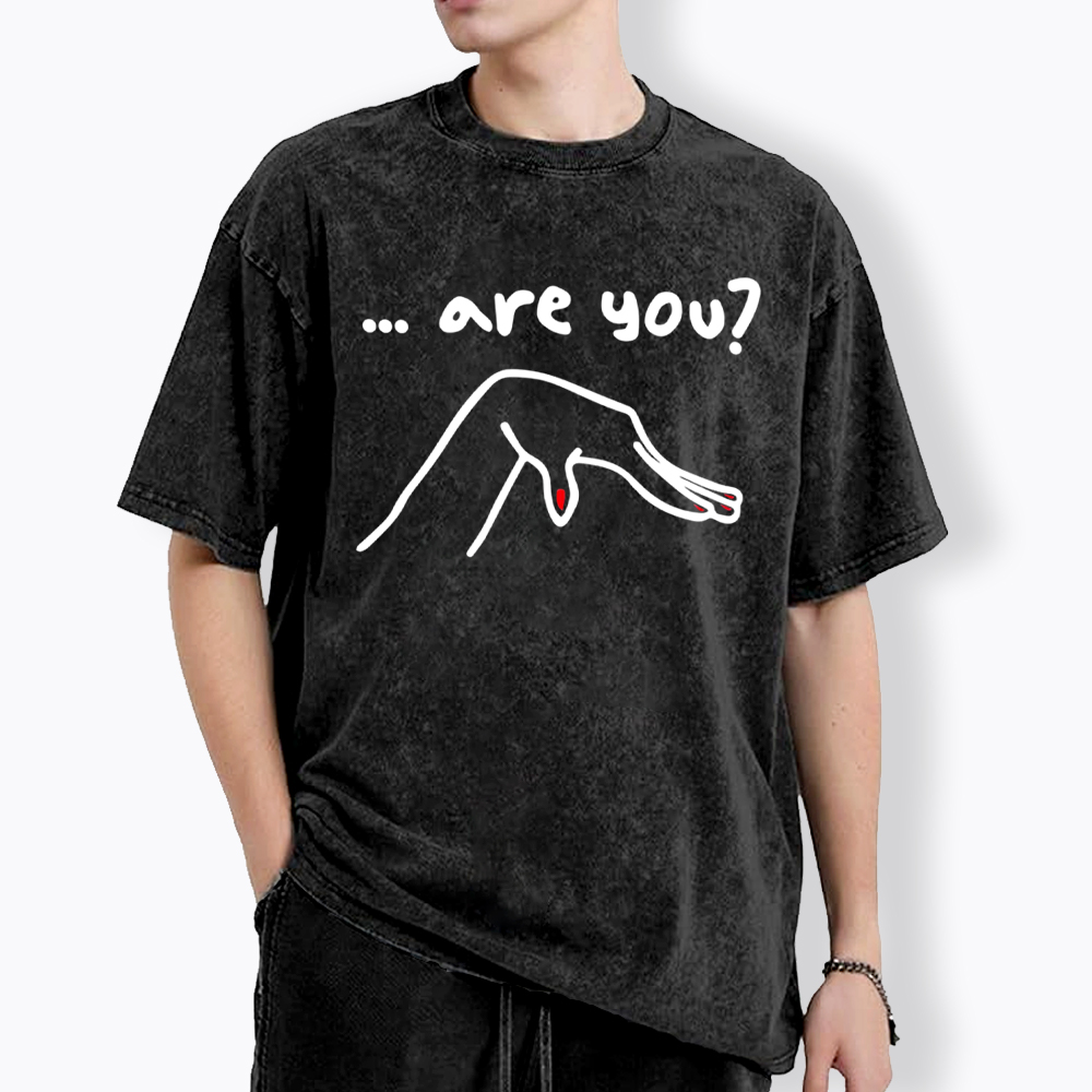 Are You You Know Gay Washed T-Shirt