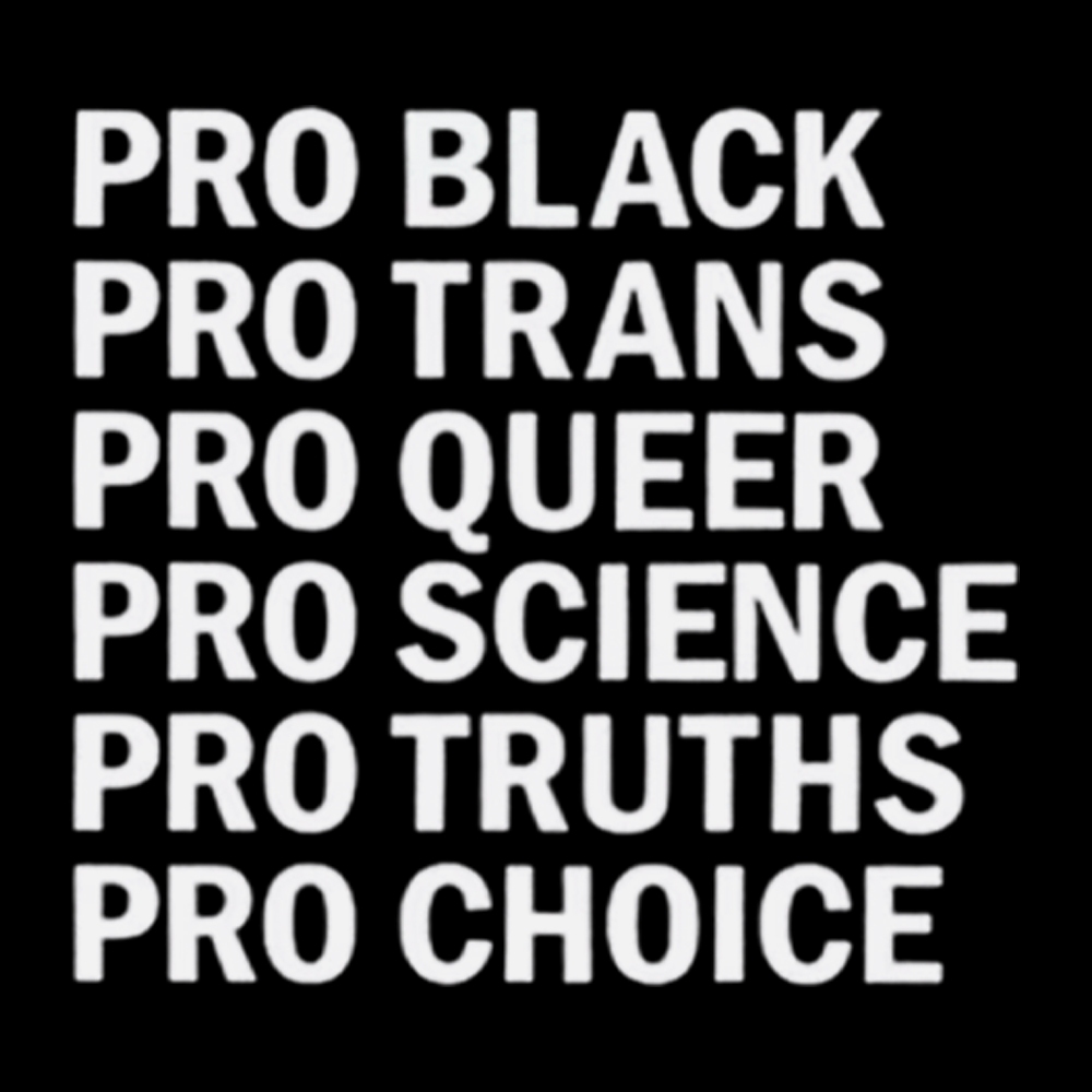 Pro-Choice Pro-Science Pro-Black Washed T-Shirt
