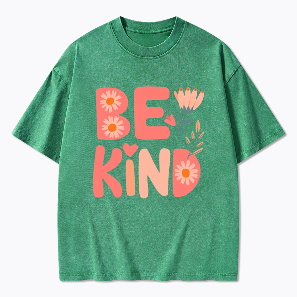 Pinky Be Kind Inspirational Washed T-Shirt