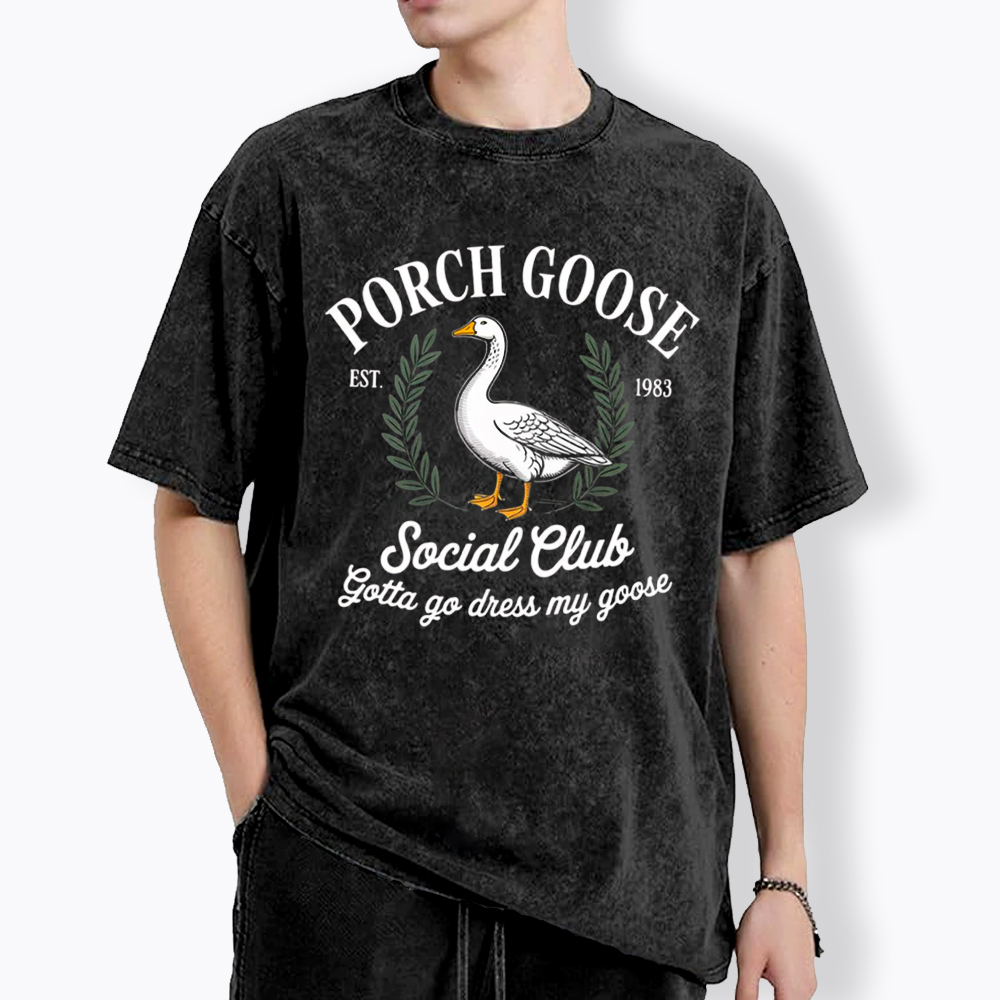 Porch Goose Social Club Washed T-Shirt
