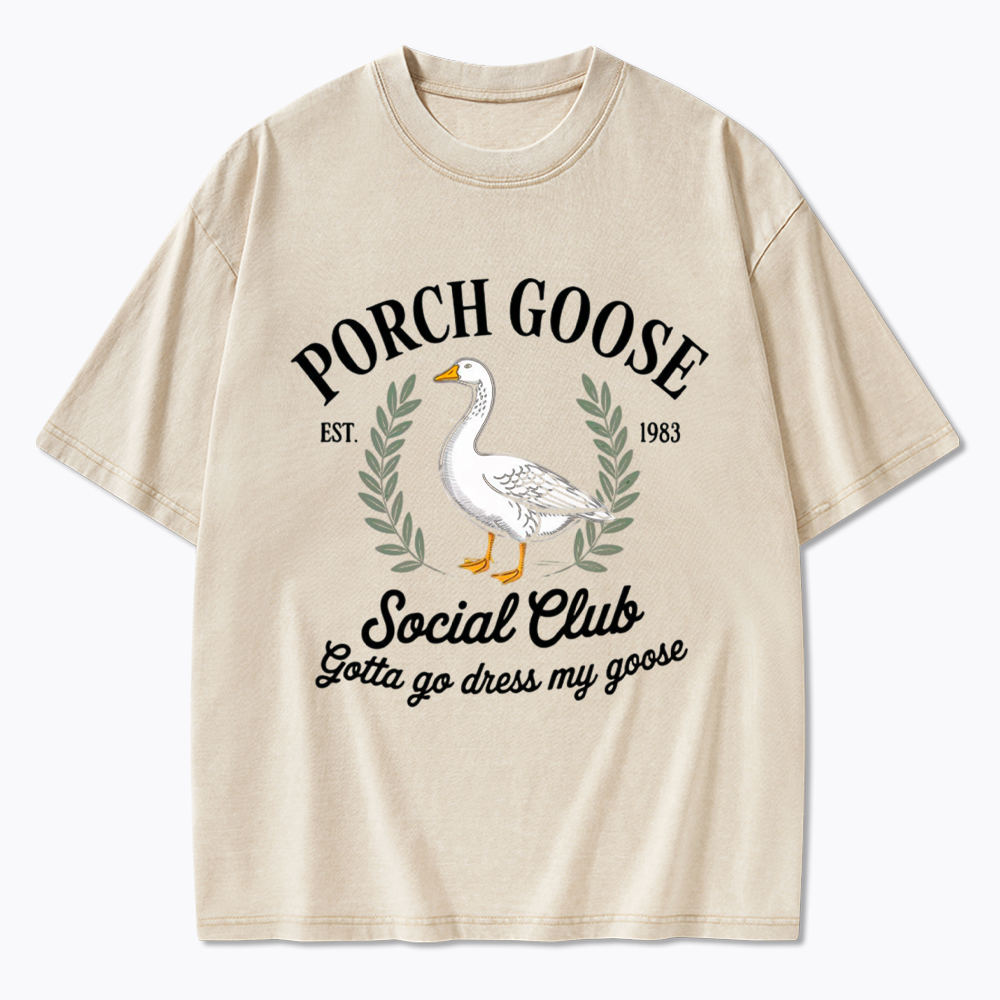 Porch Goose Social Club Washed T-Shirt