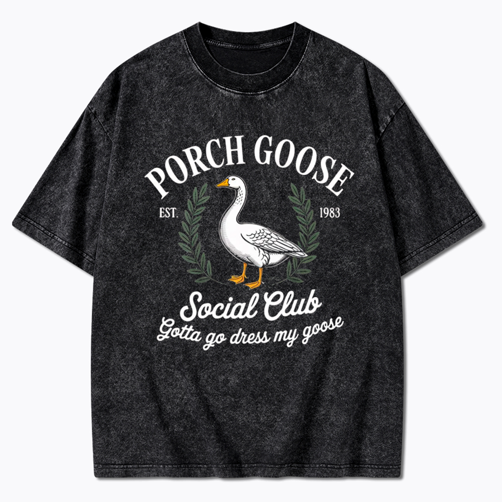 Porch Goose Social Club Washed T-Shirt