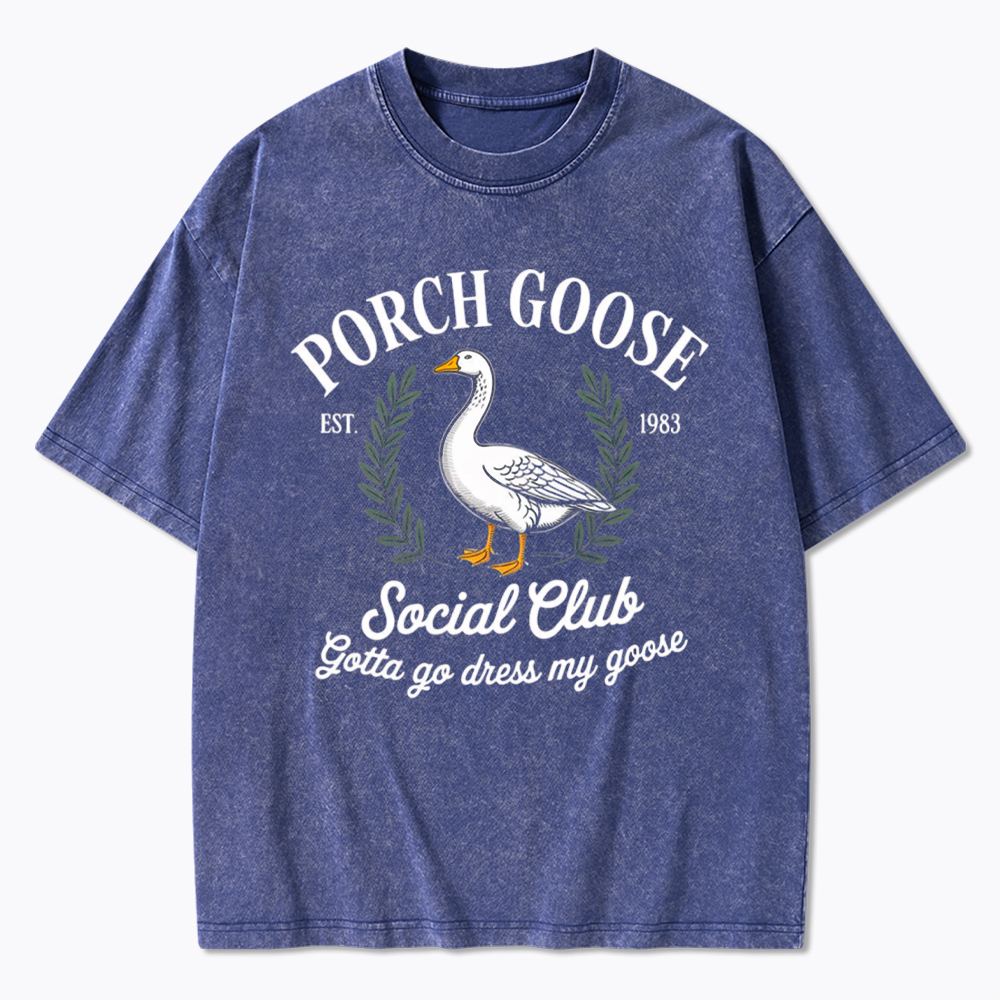 Porch Goose Social Club Washed T-Shirt