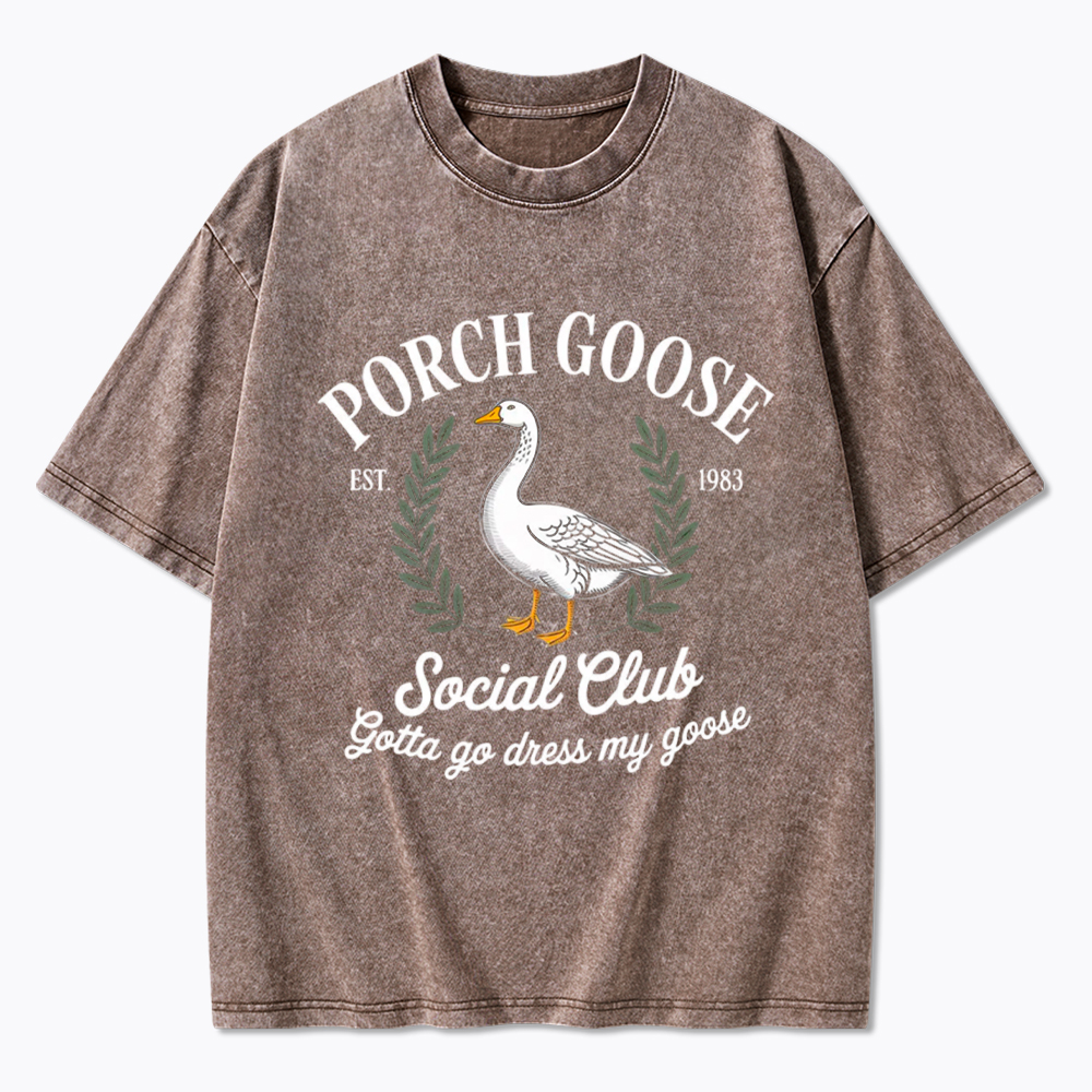 Porch Goose Social Club Washed T-Shirt