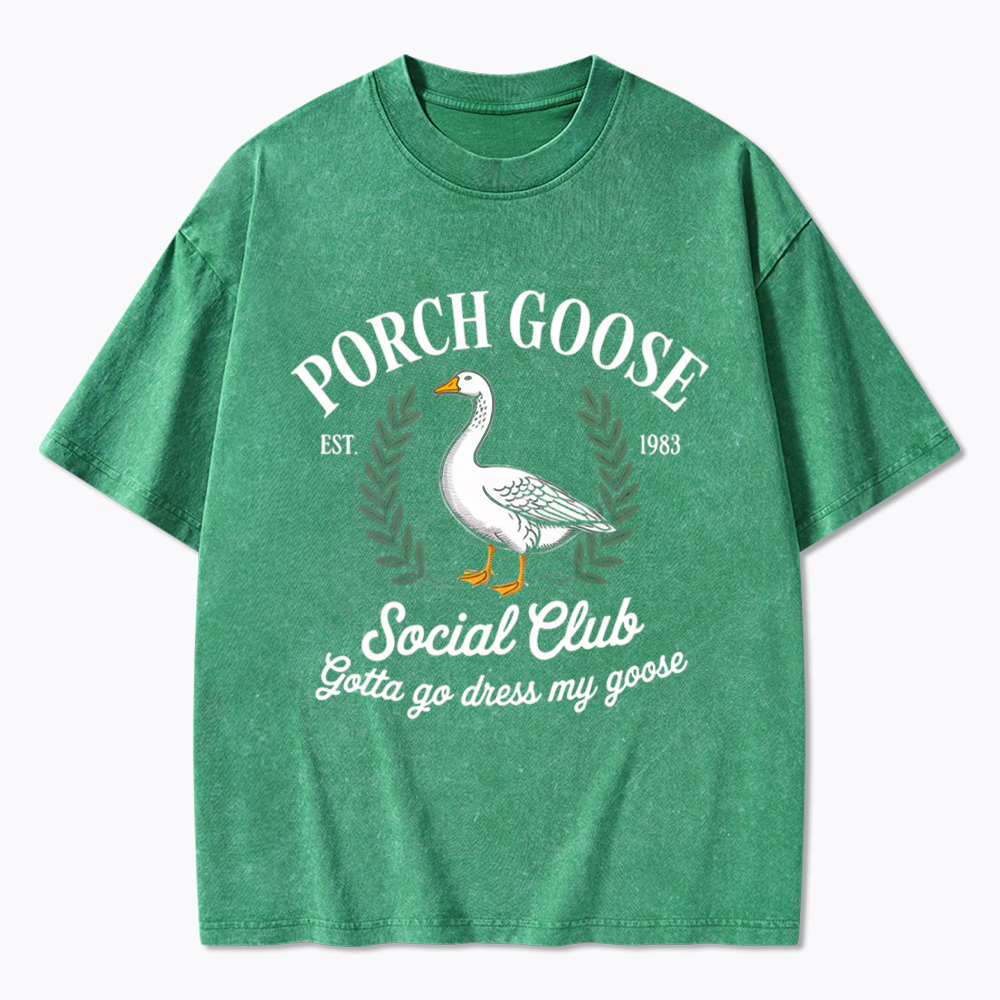 Porch Goose Social Club Washed T-Shirt
