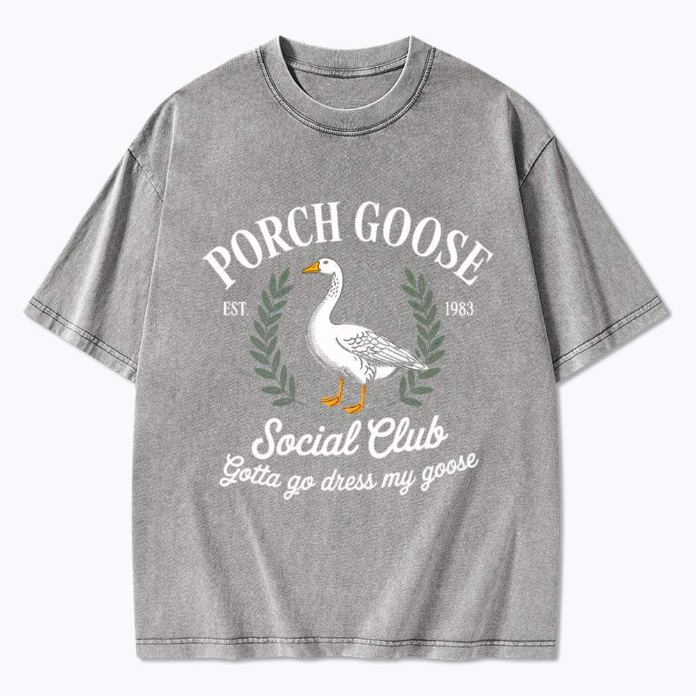 Porch Goose Social Club Washed T-Shirt