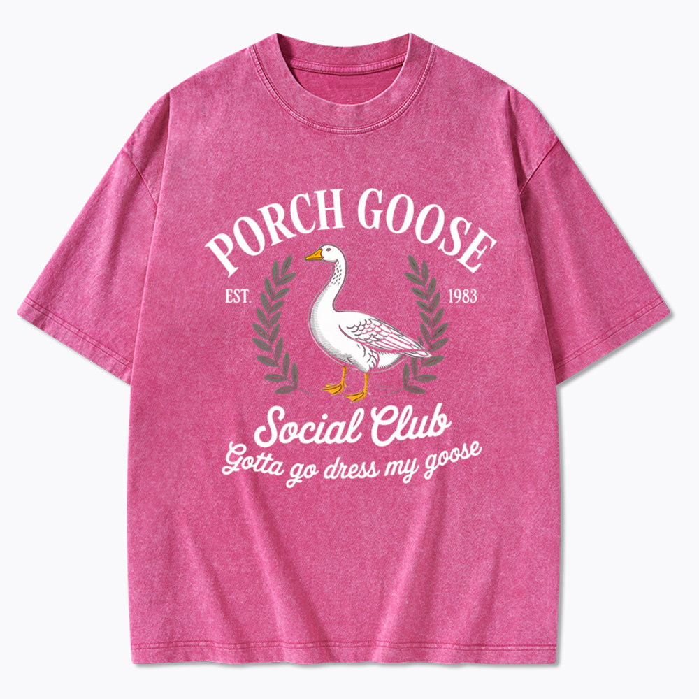 Porch Goose Social Club Washed T-Shirt