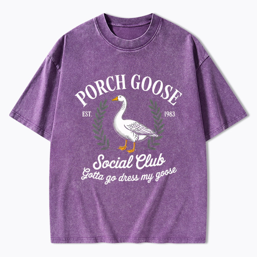 Porch Goose Social Club Washed T-Shirt
