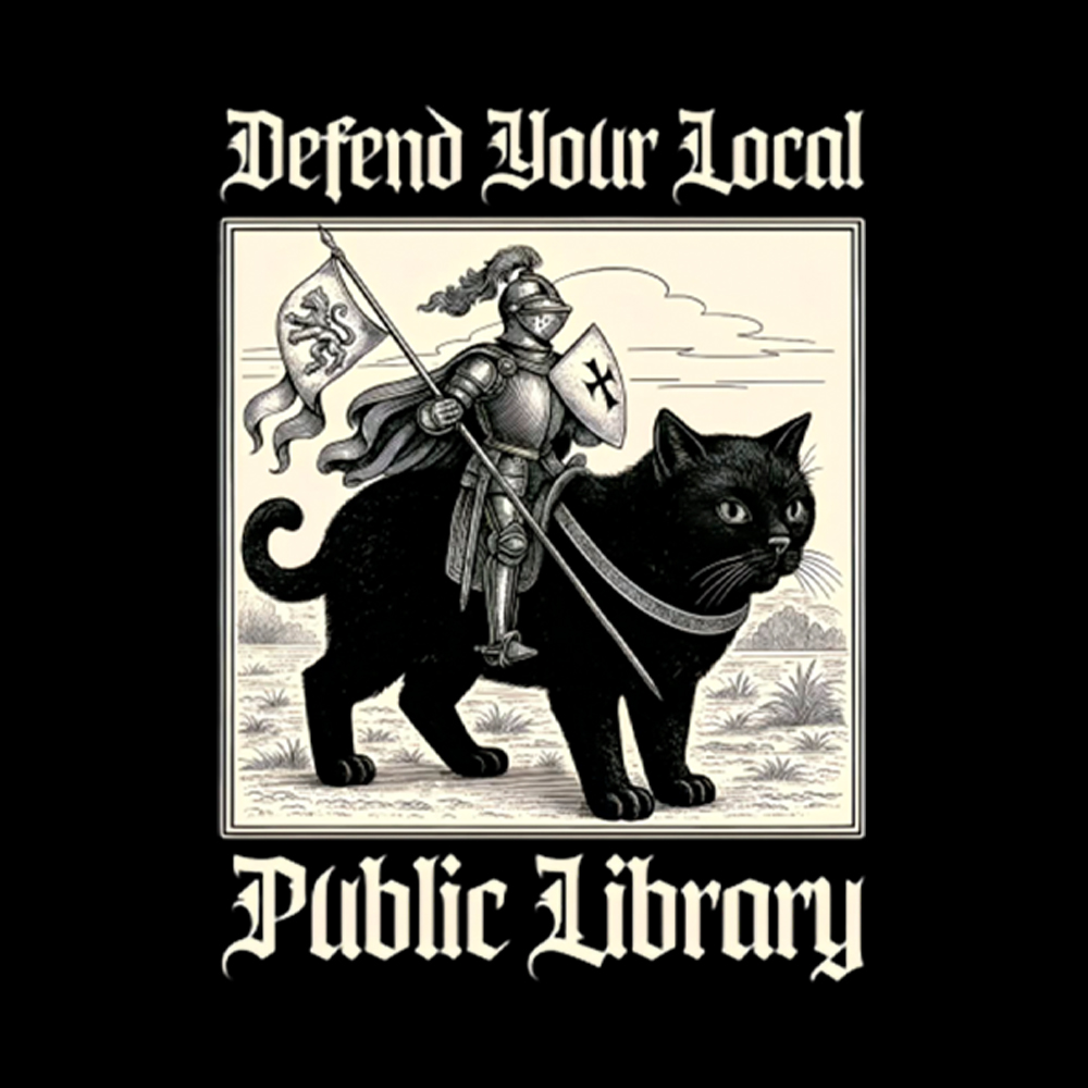 Defend Your Local Library Washed T-Shirt