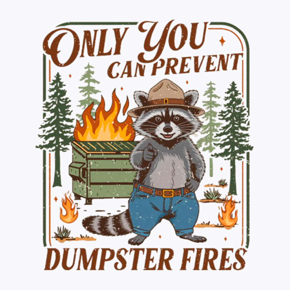 Only You Can Prevent  Washed T-Shirt