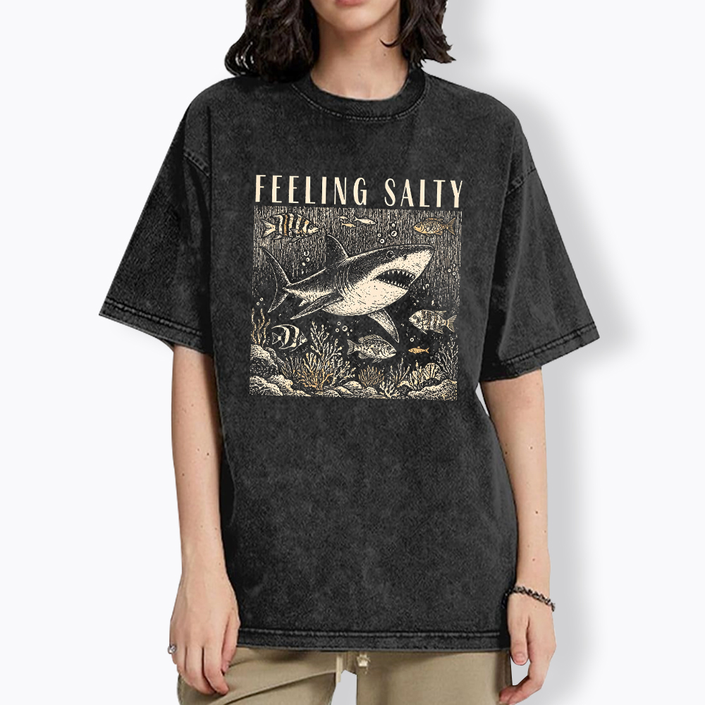 Feeling Salty Washed T-Shirt