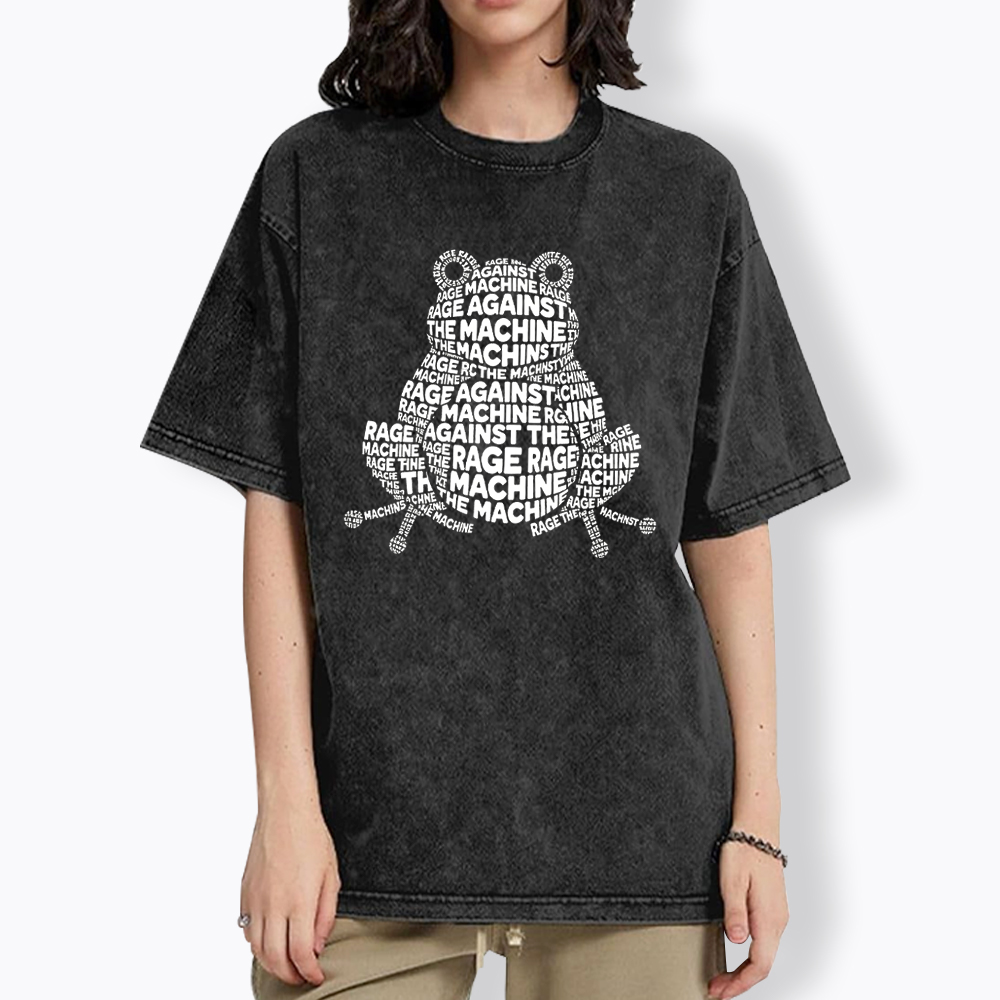 Rebel Frog Washed T-Shirt