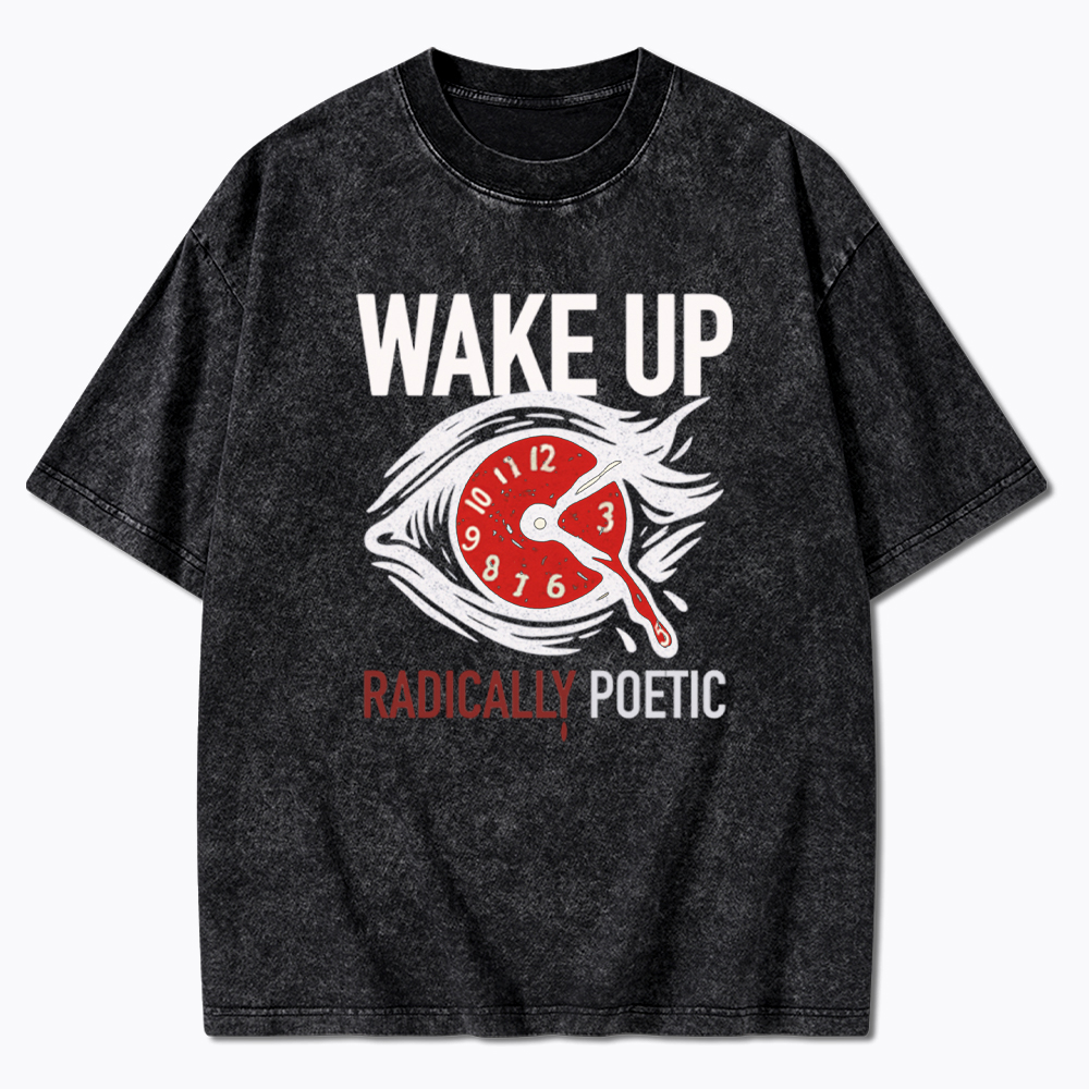WAKE UP RADICALLY PORTIC Washed T-Shirt