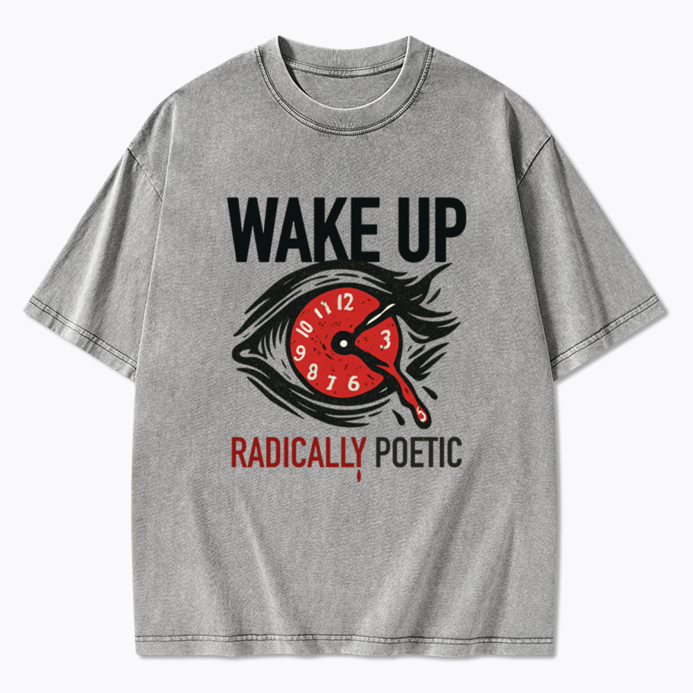 WAKE UP RADICALLY PORTIC Washed T-Shirt