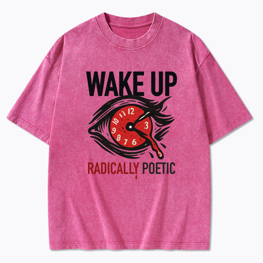 WAKE UP RADICALLY PORTIC Washed T-Shirt