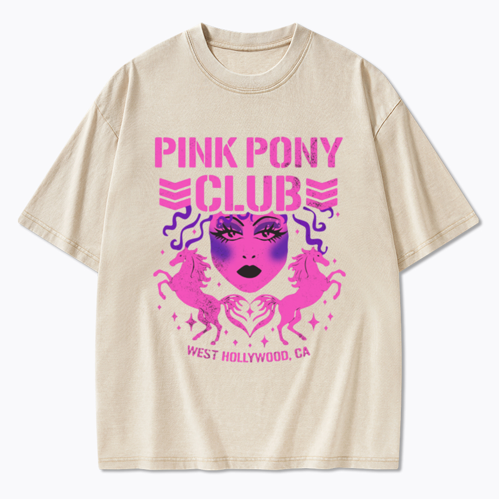 Pink Pony Bullet Club Washed T-Shirt