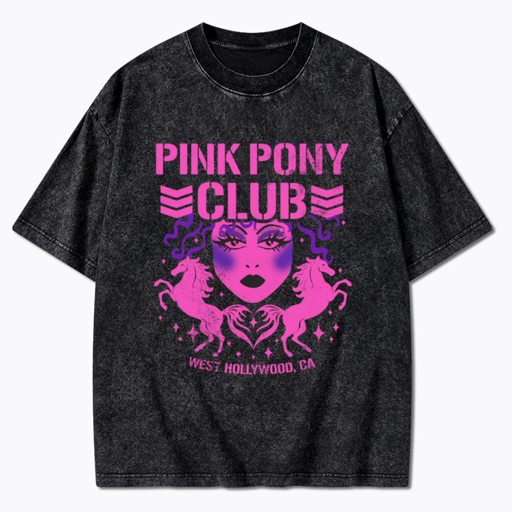 Pink Pony Bullet Club Washed T-Shirt
