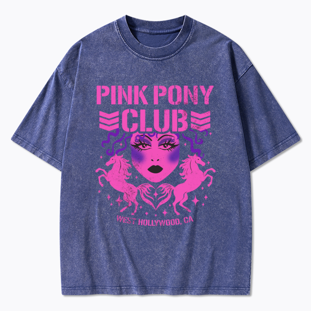 Pink Pony Bullet Club Washed T-Shirt
