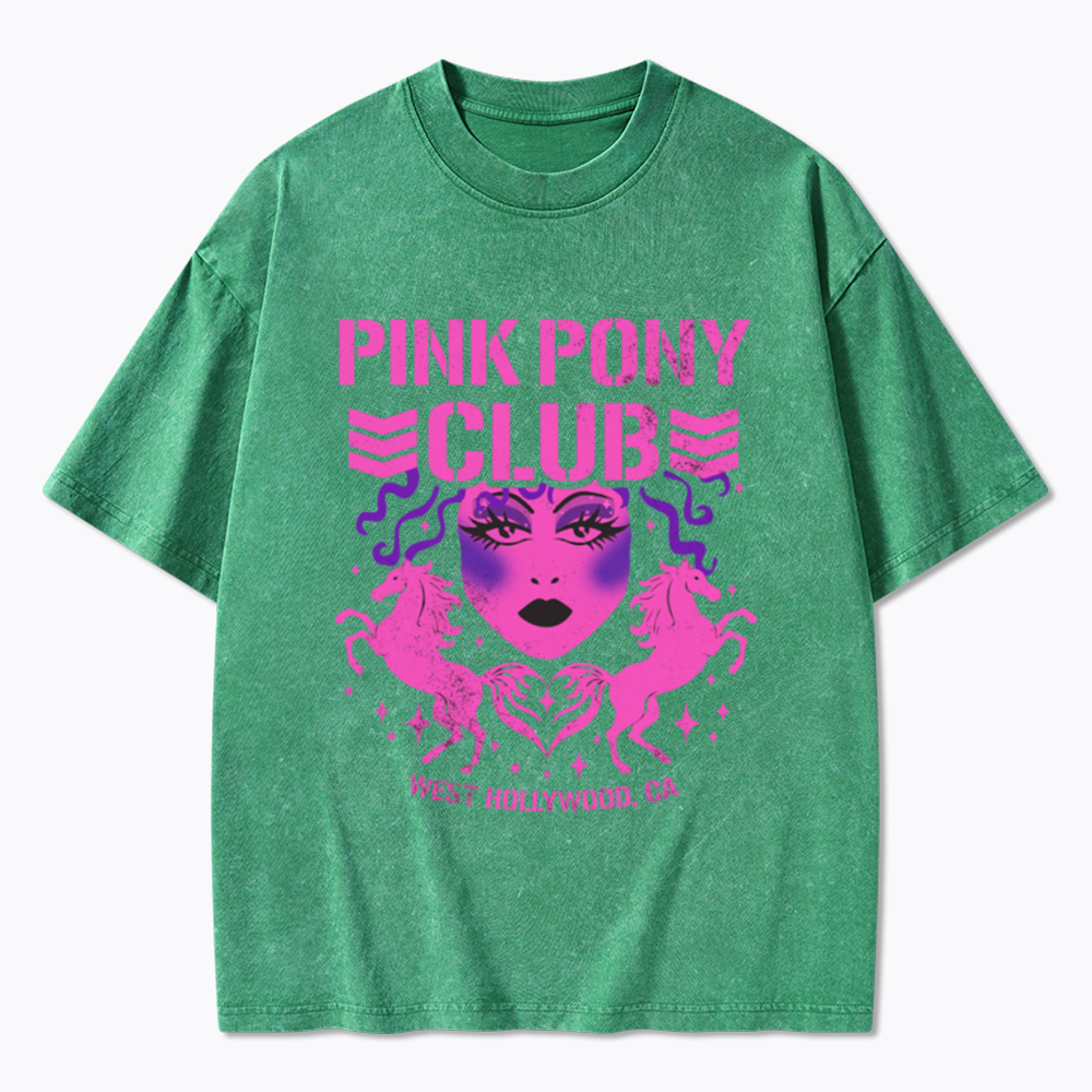 Pink Pony Bullet Club Washed T-Shirt