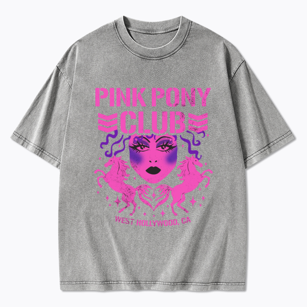 Pink Pony Bullet Club Washed T-Shirt