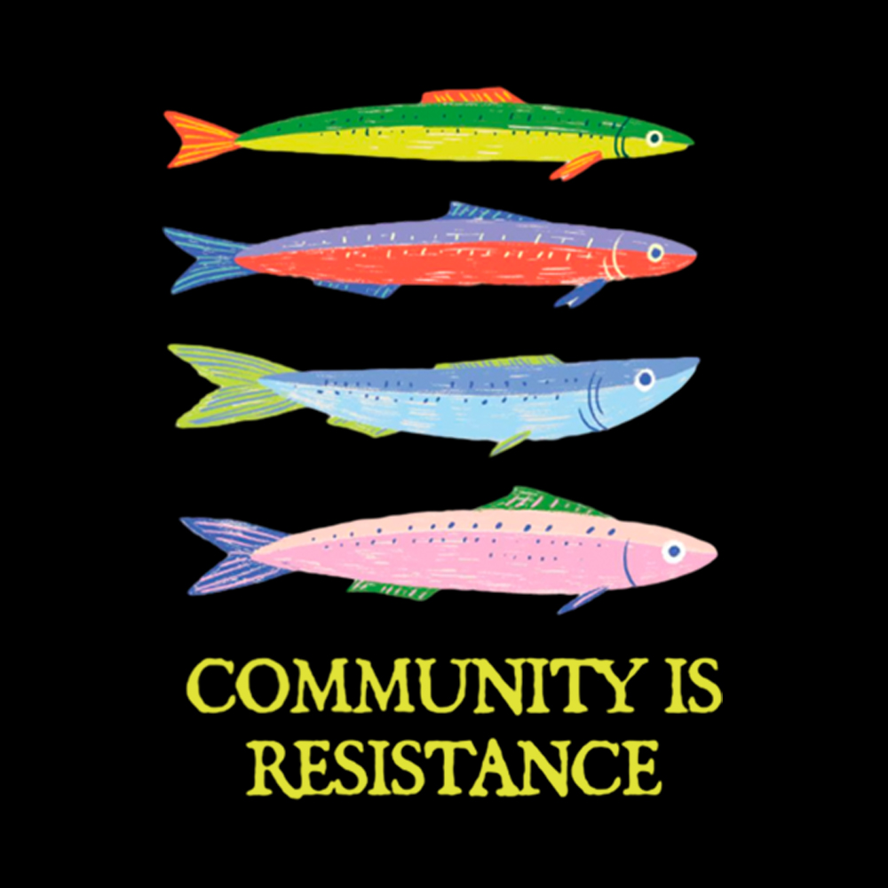 Community Is Resistance Washed T-Shirt