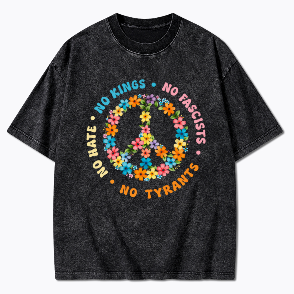No Hate No Kings Washed T-Shirt