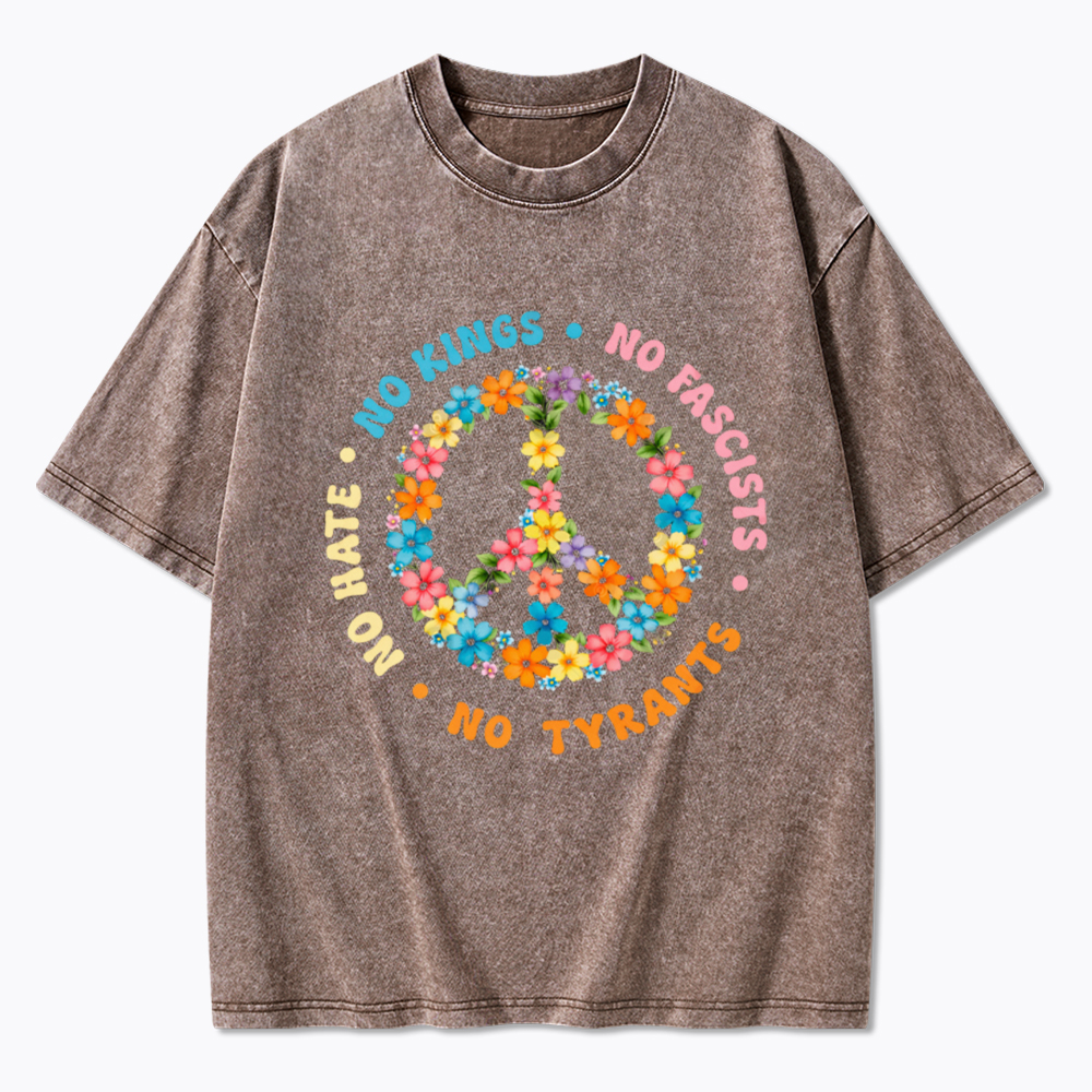 No Hate No Kings Washed T-Shirt