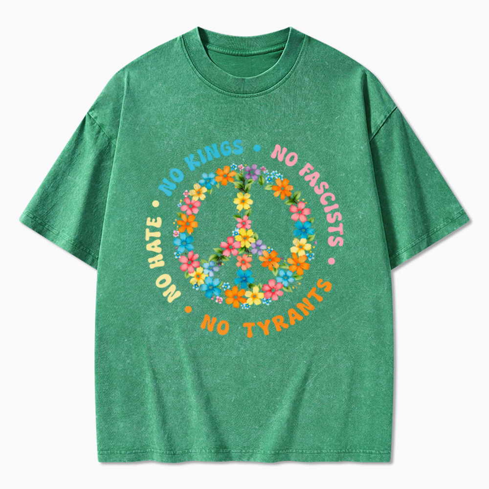 No Hate No Kings Washed T-Shirt