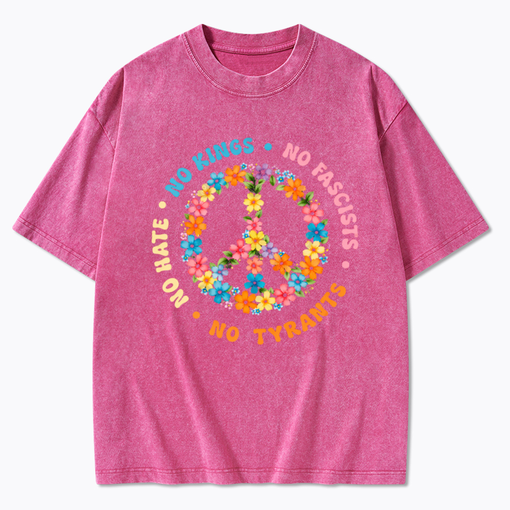 No Hate No Kings Washed T-Shirt