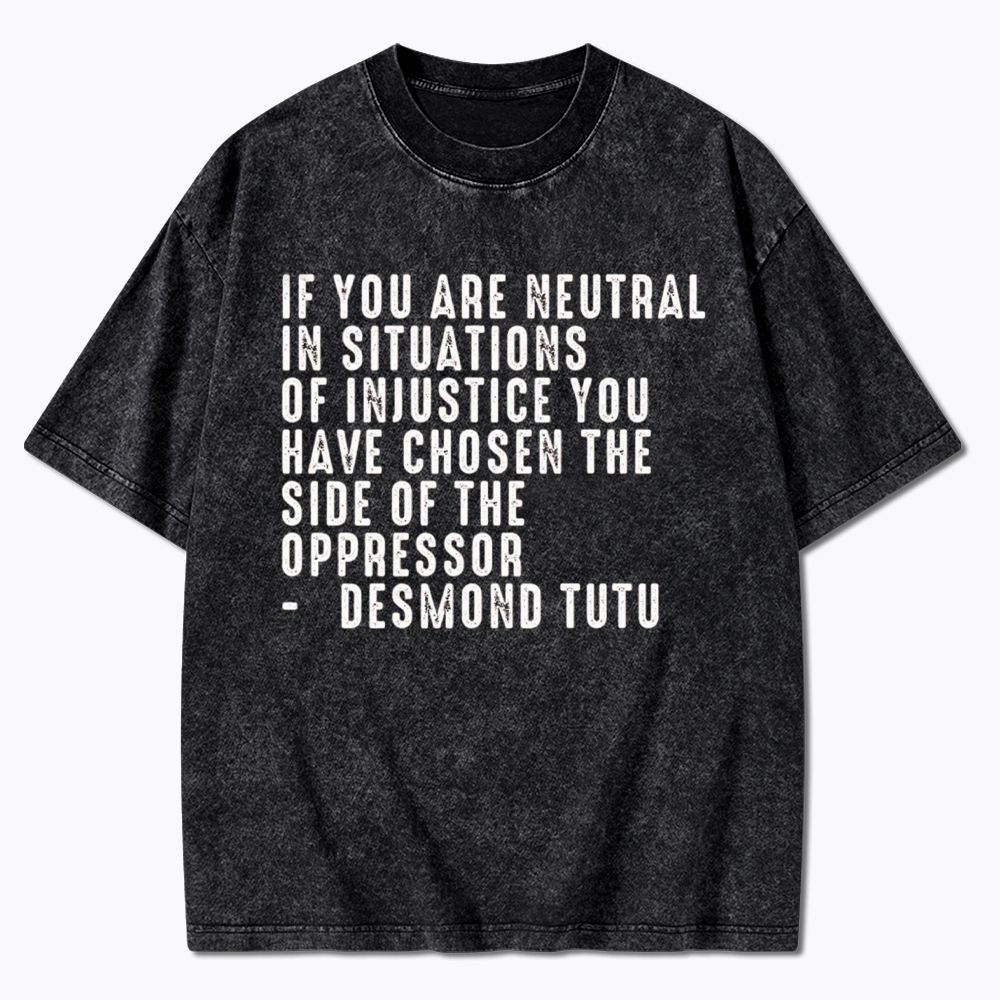 Liberal Feminist Human Rights Washed T-Shirt