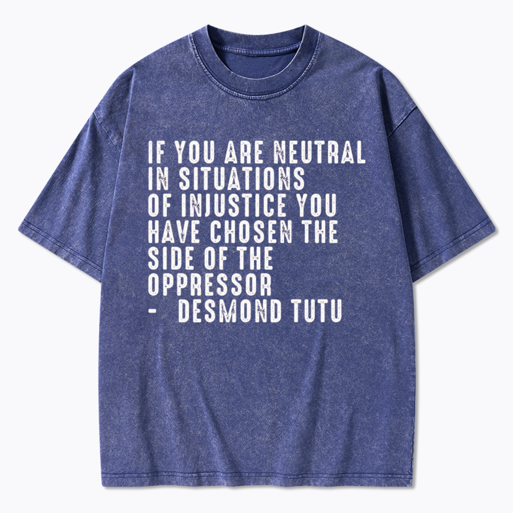 Liberal Feminist Human Rights Washed T-Shirt
