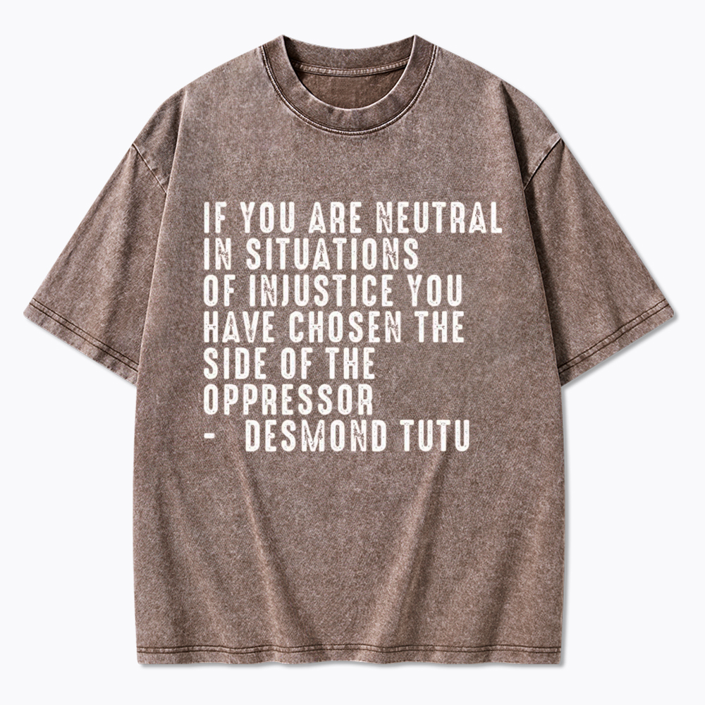 Liberal Feminist Human Rights Washed T-Shirt