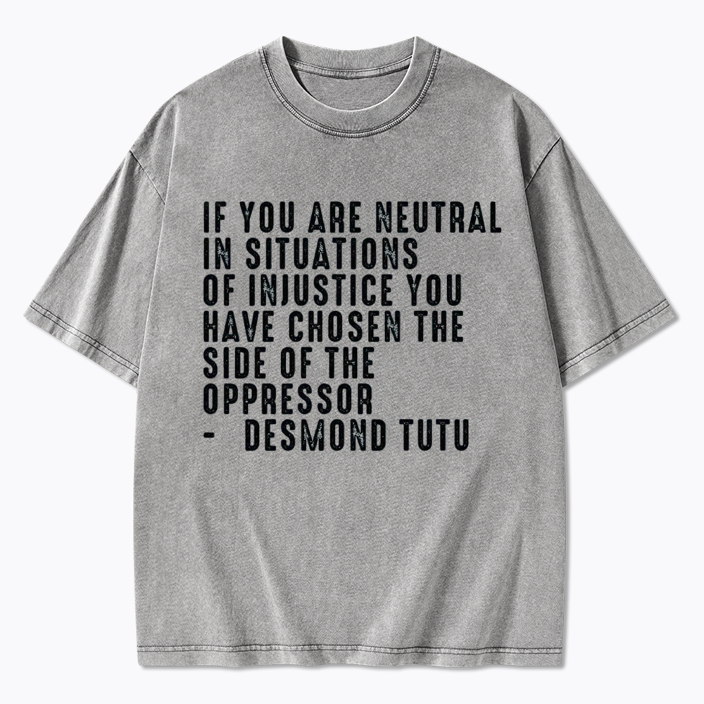 Liberal Feminist Human Rights Washed T-Shirt