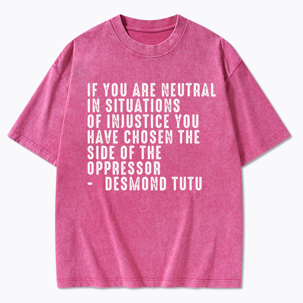Liberal Feminist Human Rights Washed T-Shirt