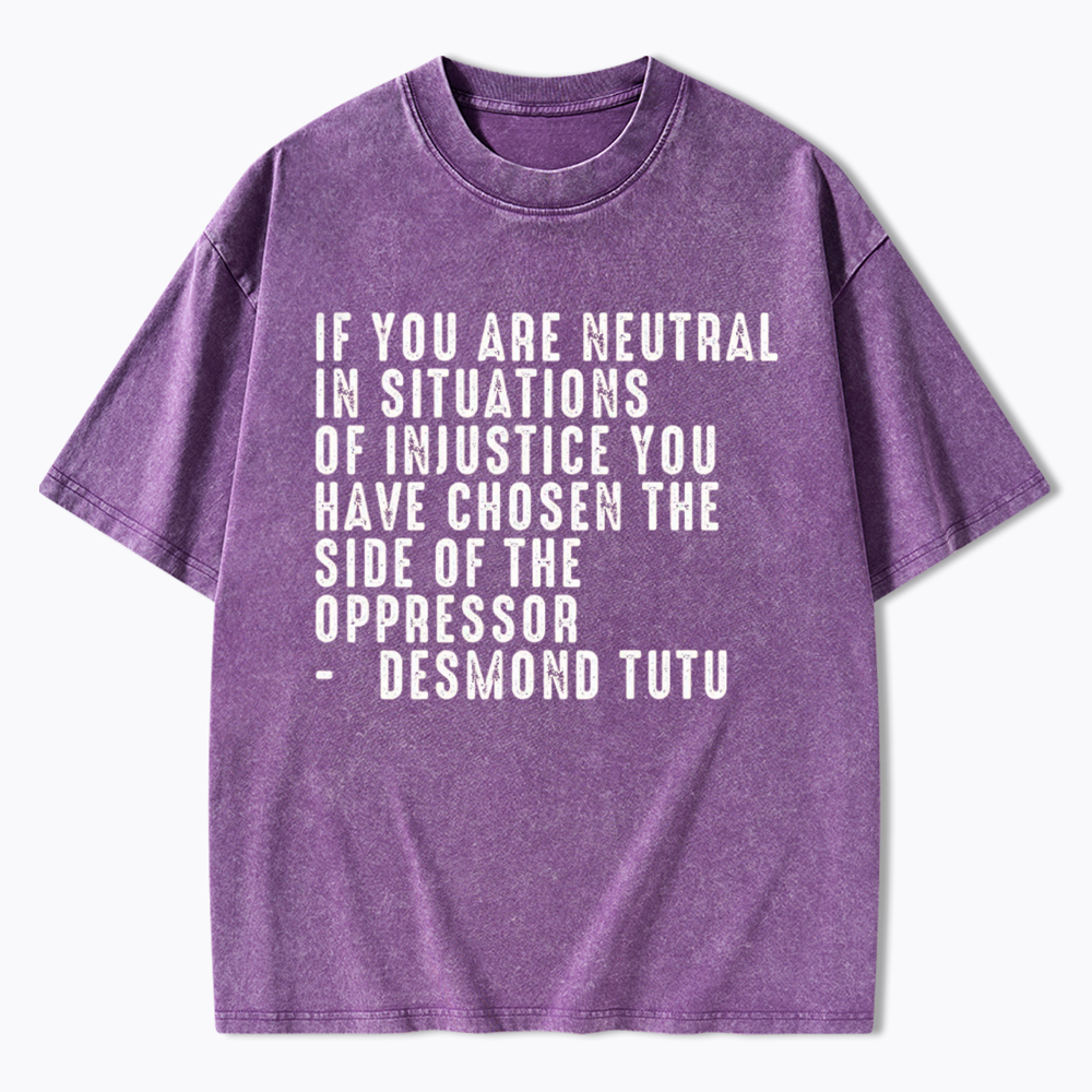 Liberal Feminist Human Rights Washed T-Shirt