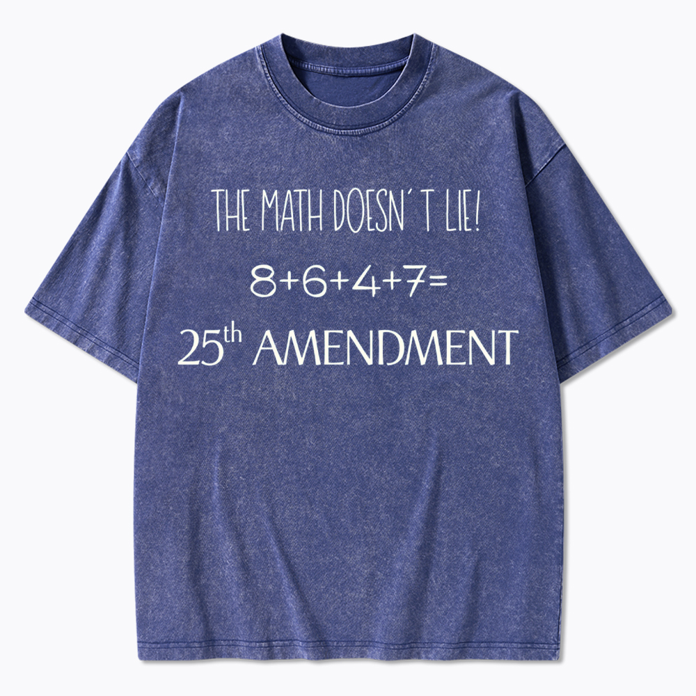 The Math Doesn't Lie Washed T-Shirt