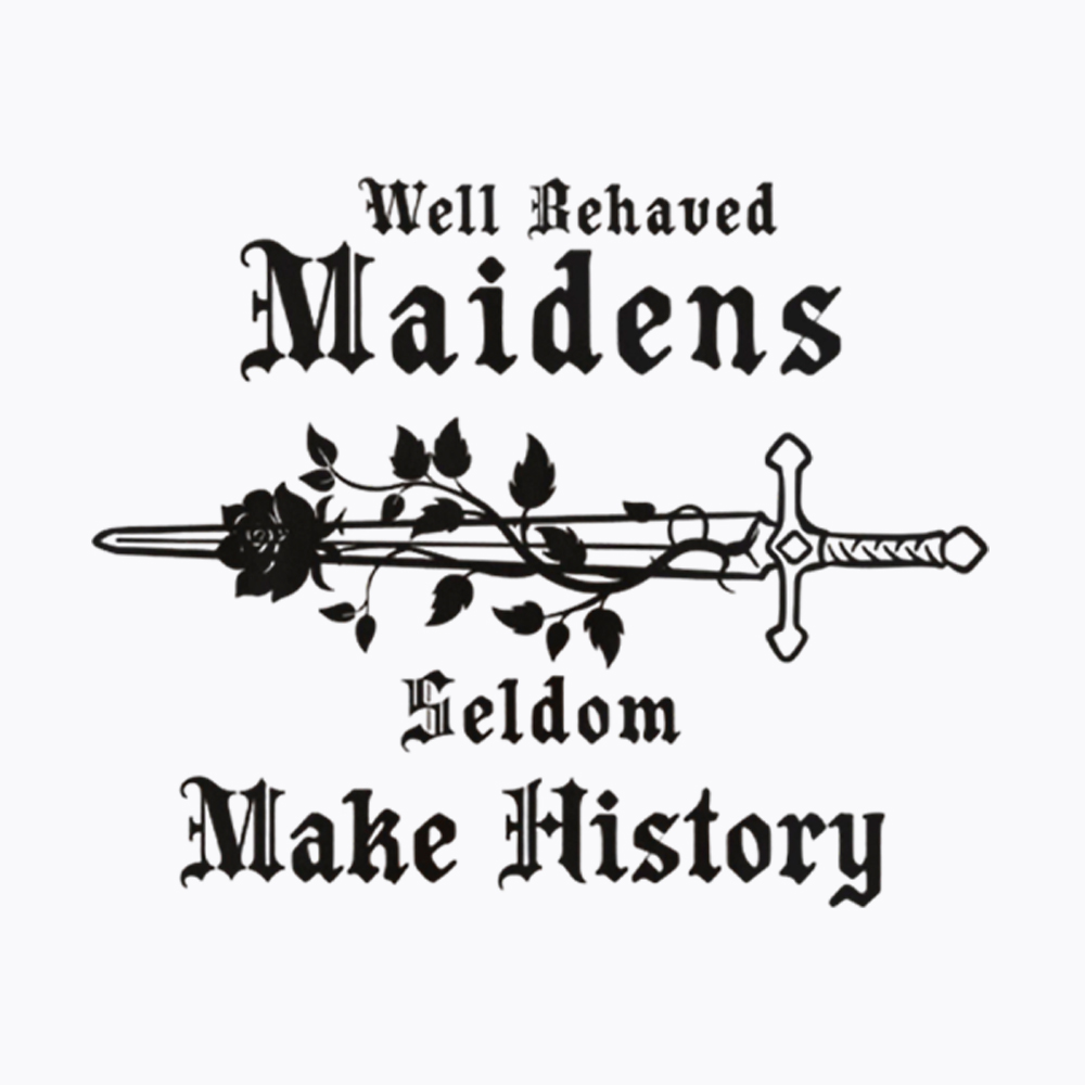 Well Behaved Women Seldom Make History Washed T-Shirt