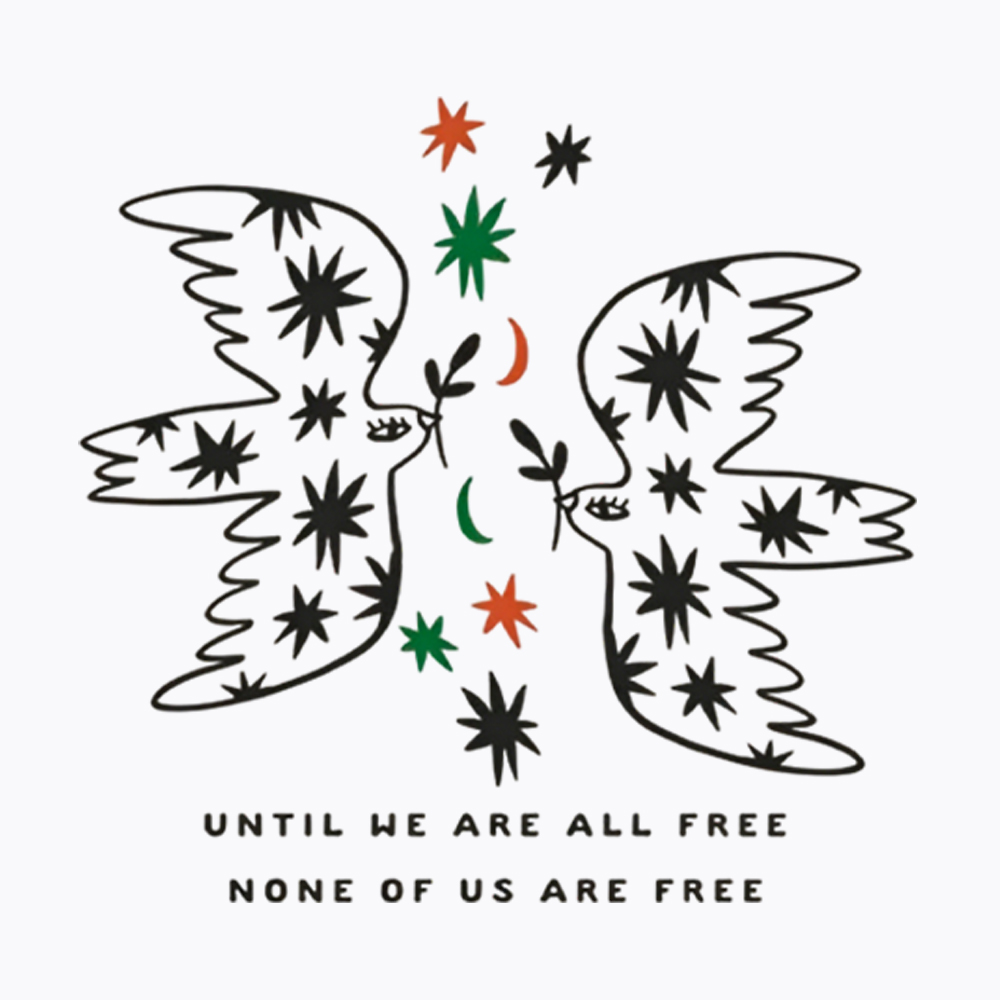 Until We are All Free None of Us are Free Washed T-Shirt
