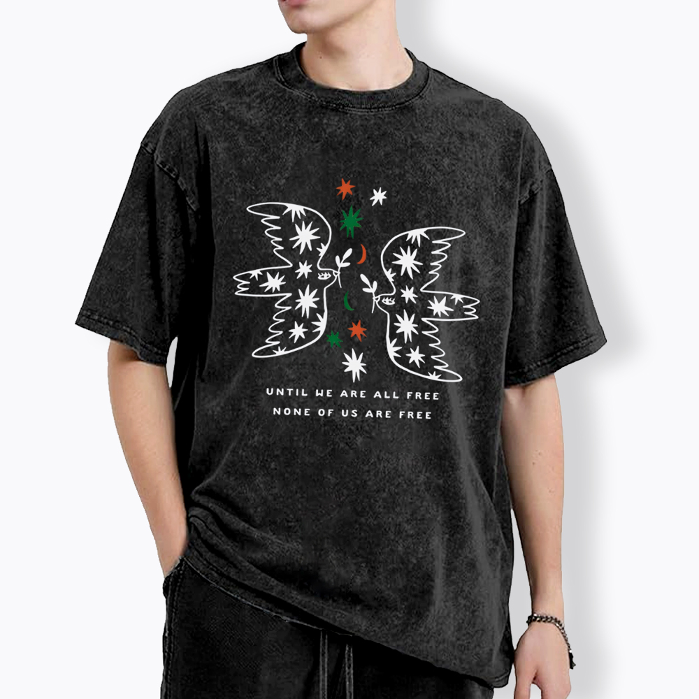 Until We are All Free None of Us are Free Washed T-Shirt